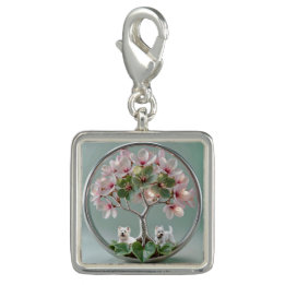 Breloque bracelet Bijou Sakura Photo Maman Westie