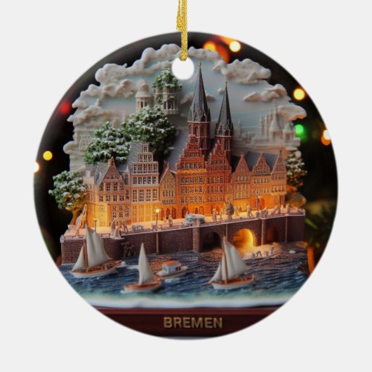 Brême Pays des merveilles : Ornement de Noël en 3D (Dos)