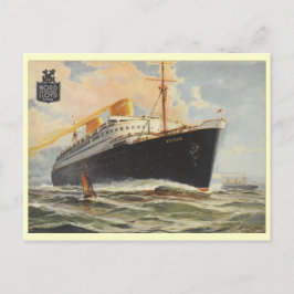 "Bremen" 1929 Briefkaart