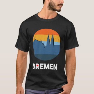 Bremen Dom Bremen Silhouette Souvenir T-shirt