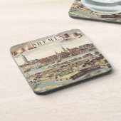 Bremen, Duitsland, 1719 Bier Onderzetter (Linkerzijde)