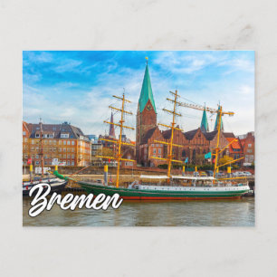 Bremen, Duitsland Briefkaart