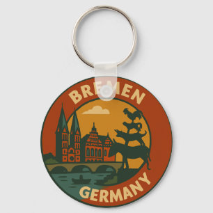 Bremen Duitsland Stad Kunst Sleutelhanger