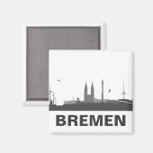 Bremen Skyline Frigo Aimant (Recto/Verso)