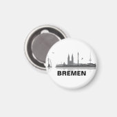 Bremen Skyline Frigo Aimant (Recto/Verso)