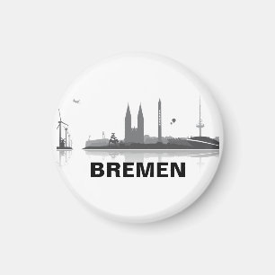 Bremen Skyline Frigo Aimant