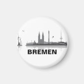 Bremen Skyline Kühlschrank Magnet Magneet (Voorkant)