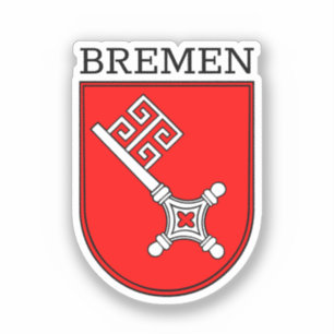 Bremen - Wapenmunt van de Button Sticker