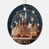 Bremen Wonderland: 3D kerstornament Keramisch Ornament (Links)