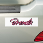 Brenda faded pink Autocollants (En voiture)