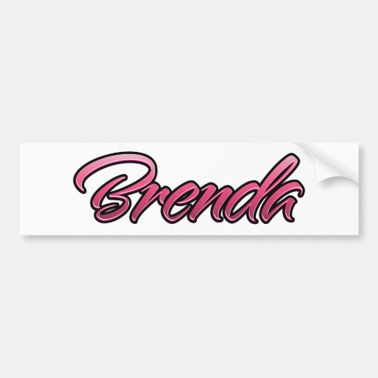 Brenda faded pink Autocollants (Devant)