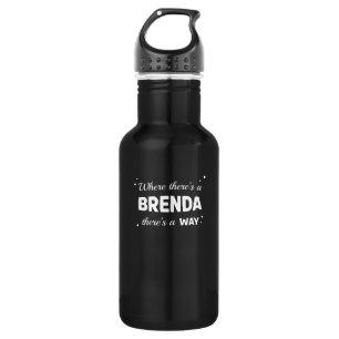 Brenda Name Gezegde Design for Proud Brendas Waterfles