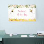 Brendday bije Pink Gold Floral Spandoek (Beurs)