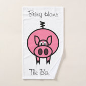 Breng de bacterie naar huis bad handdoek (Handdoek)