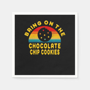 Breng de chocolade Chip Cookies aan    cadeau Servet