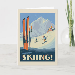 Breng de dag skiën  kaart