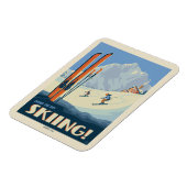 Breng de dag skiën  magneet (Linkerzijde)