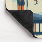 Breng de dag skiën  muismat (Hoek)