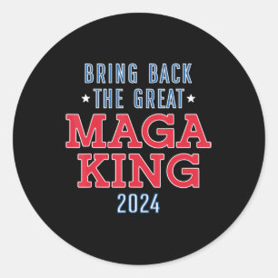 Breng de Grote Meren Koning Fun Ulta Maga Desi ter Ronde Sticker