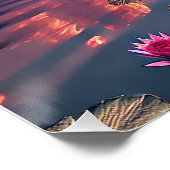 🌄 Breng de magie van Sunset Tranquility 🌄 Perfect Poster (Hoek)