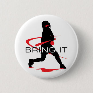 Breng de Red Batter Softball Ronde Button 5,7 Cm