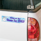 Breng de Snows op! Bumpersticker (Op Truck)