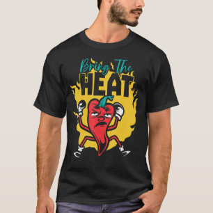 Breng de warmtewisselaar Chili Spicy Food Chipotle T-shirt