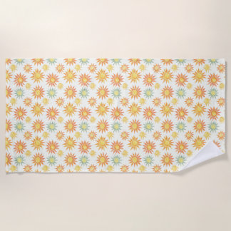 Breng de zon aan strandlaken