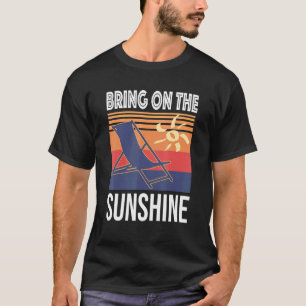 Breng de zonneschijnse Casual zomerzon aan T-shirt