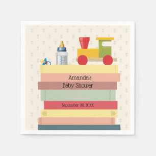 Breng een Baby shower van het Boek Servetten