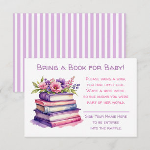 Breng een Boek voor Baby   BABY SHOWER Informatiekaartje
