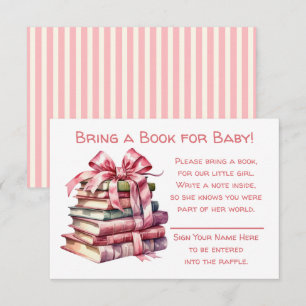 Breng een Boek voor Baby   BABY SHOWER Informatiekaartje