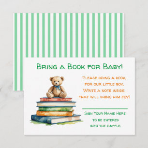 Breng een Boek voor Baby BABY SHOWER Informatiekaartje