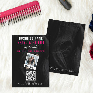 Breng een Friend Sale Verwijs een Friend Boeking Visitekaartje