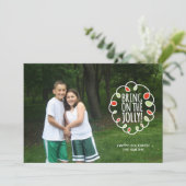 Breng heel op feestdagenkaart (Staand voorkant)