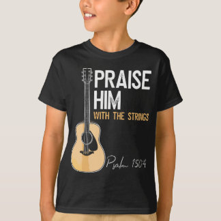 Breng hem op met Christelijke gitaarpsalm T-shirt