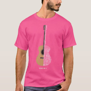 Breng hem op met de touwen psalm 150 akoestische G T-shirt