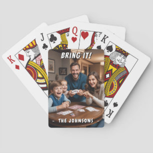 Breng het Grappige Familie Spelletjes Nacht Gepers Pokerkaarten