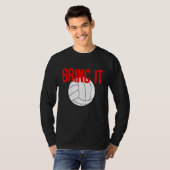Breng het volleybal t-shirt (Voorkant volledig)