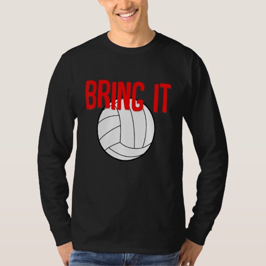 Breng het volleybal t-shirt (Voorkant)