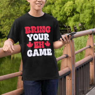 Breng je Eh Game Canadese vlag Canada T-shirt