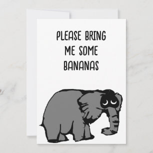 Breng me alsjeblieft wat bananen kaart