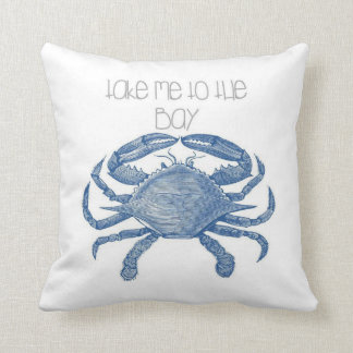 Breng me naar de Bay Blue Crab Pillow Kussen