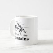 Breng me naar de bergen koffiemok (Voorkant links)