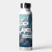 Breng me naar de bergen Quote Waterfles (Links)