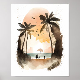 Breng me naar het Beach Poster