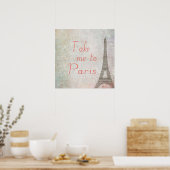 Breng me naar het Poster van Parijs (Keuken)