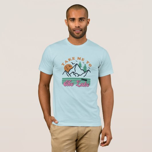 Breng me naar het water van het Lake Mountains T-shirt (Voorkant volledig)
