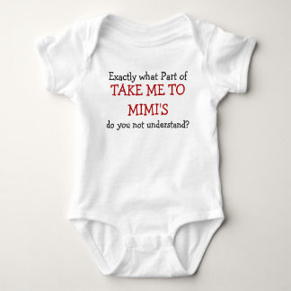 Breng me naar Mimi's Baby Baby-pak Romper