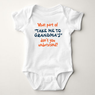 Breng me naar oma's baby of peuter shirt! romper